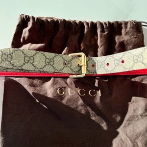 Gucci authentic reversible belt
